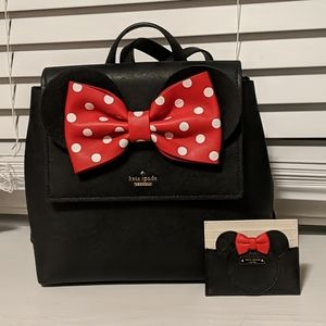SOLD! Kate Spade Minnie Mouse Backpack & Wallet